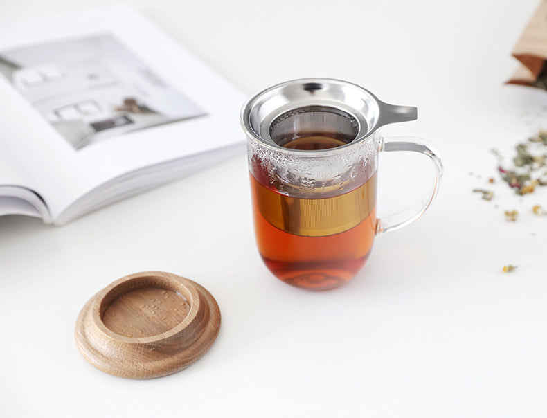 泡茶濾網玻璃杯
